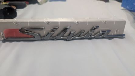 OEM S15 Silvia Rear Trunk "SILVIA" Emblem