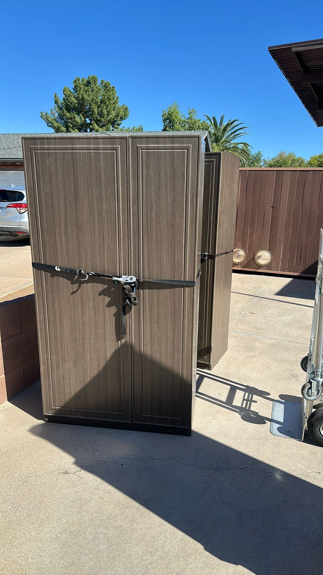 Storage Cabinets  Shelves Included. 