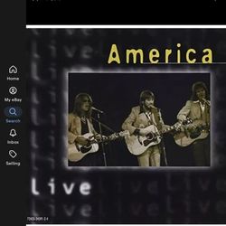 America - Live (CD) Factory Sealed