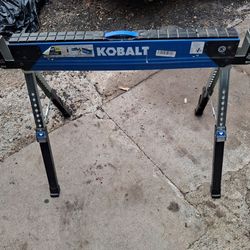 Kobalt 42-in W x 32-in H Adjustable Steel Saw Horse ( 1100-lb Capacity