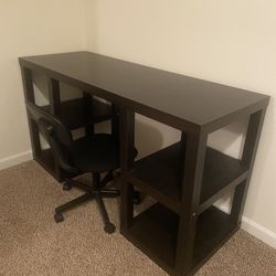 Desk and Computer chair