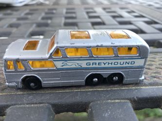 Vintage Lesney Matchbox Toy Greyhound Bus