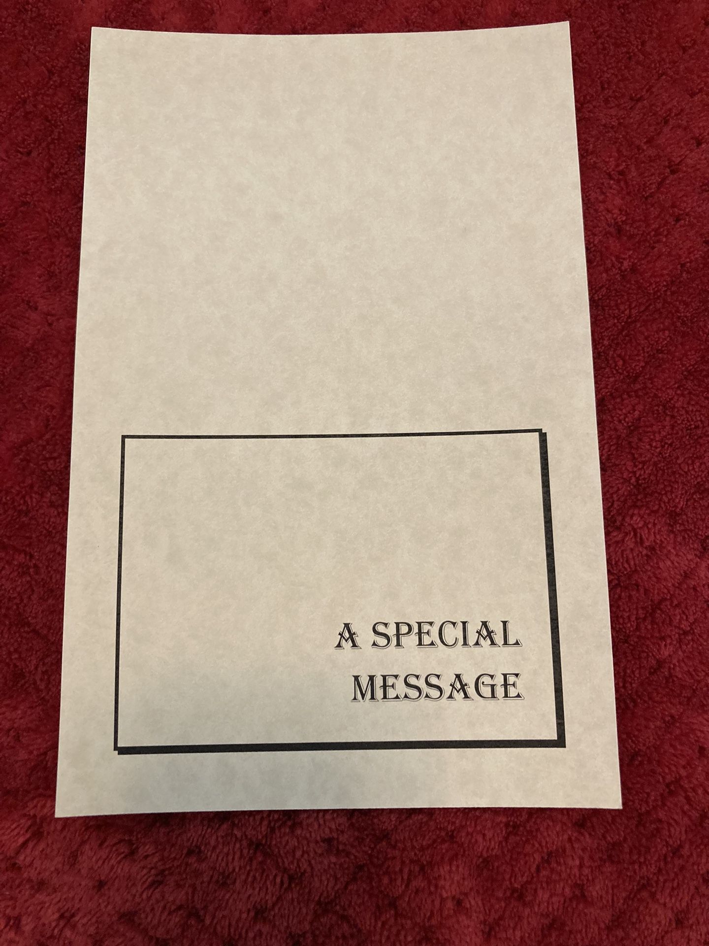 Greeting Cards- Blank Inside