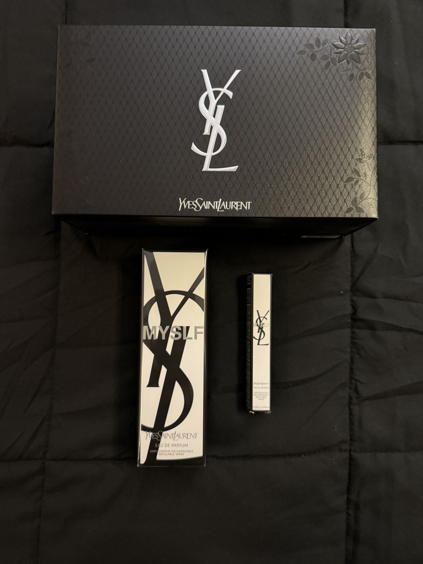 YSL “Myself” Men’s Le Perfume. 100ML. Gift Set. New Sealed In Box. Plus Extras. $100 Cash. Retail Value $199.99. With Receipt To Proof Authenticity.