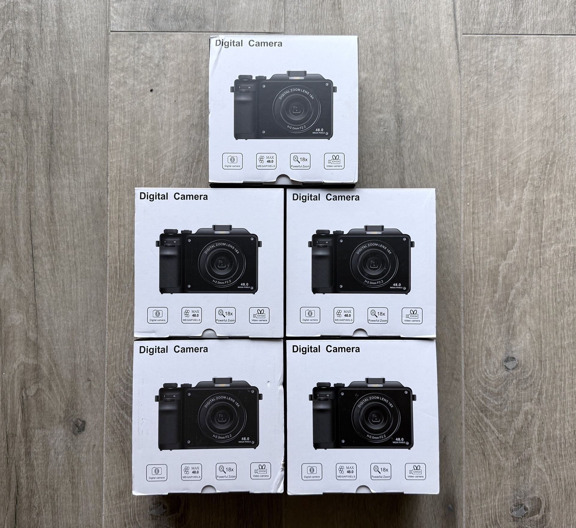 New in Box Digital Cameras ($40 each or 5 for $185)