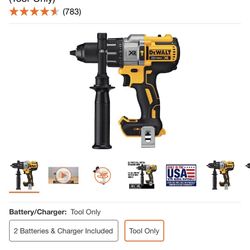 DEWALT 20-Volt MAX XR Cordless Brushless 3-Speed 1/2 in. Hammer Drill (Tool-Only)