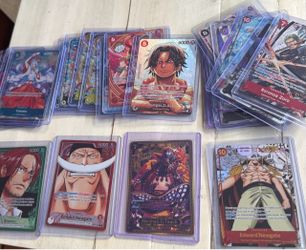 Lot One Piece Singles Raw OP17 Hits and others5k worth DM