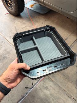 CYBERTRUCK CENTER CONSOLE ORGANIZER WITH CHARGER