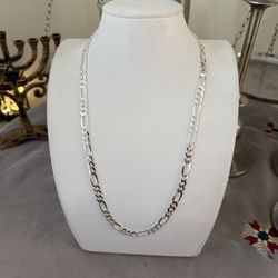 Men’s Silver Figaro Necklace 925
