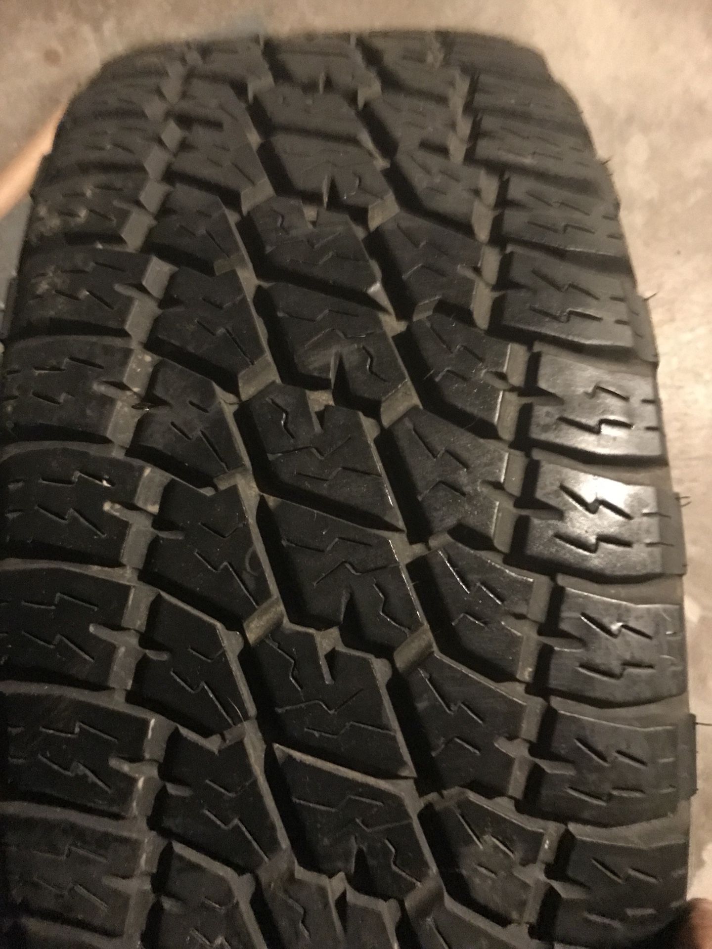 Gently used tires