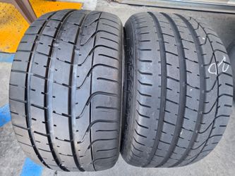2 USED TIRES PIRELLI 245/35/20