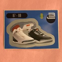 1998-99 Upper Deck MJ Sticker Collection Red Backs Michael Jordan #SU05 HOF