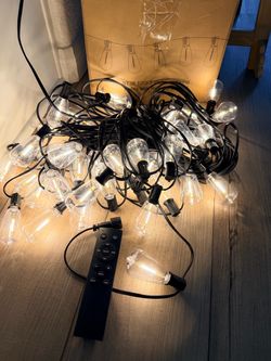 120FT LED Outdoor String Lights with Remote