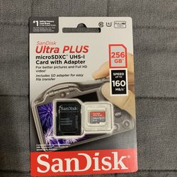 SanDisk Ultra PLUS microSD Card 256GB