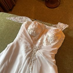 Wedding Dress With Underskirt