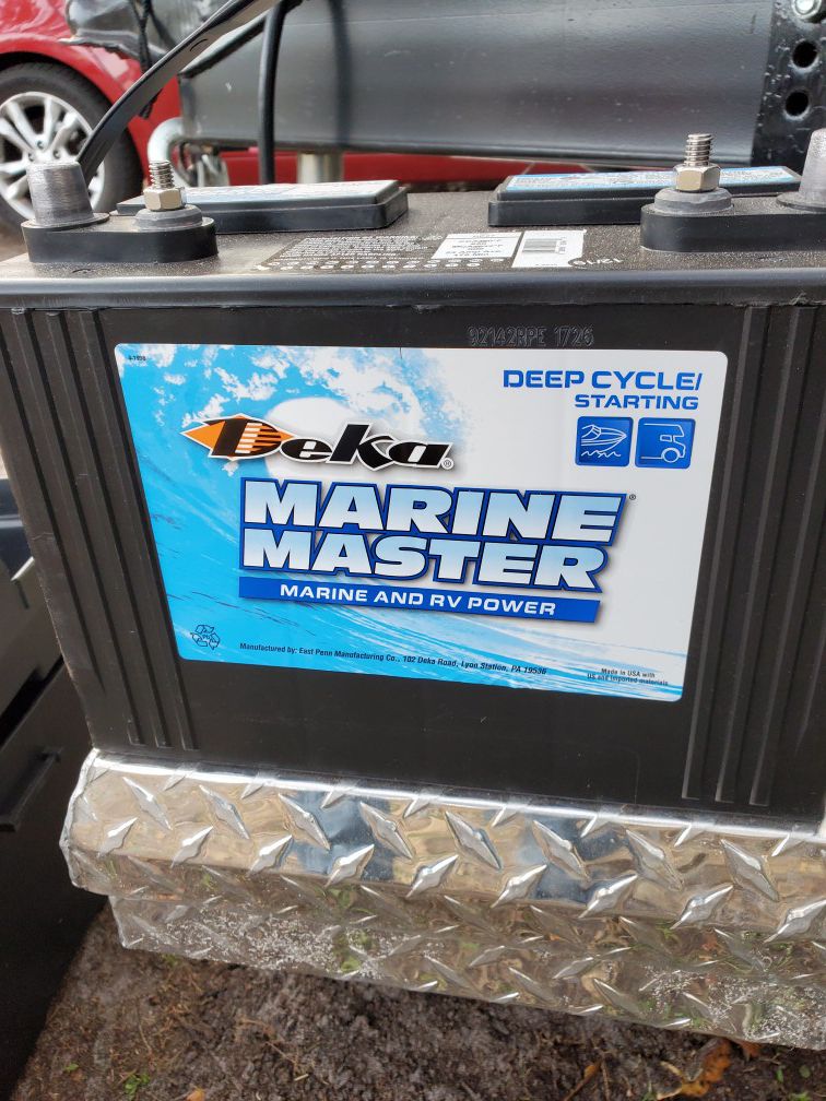 DEKA GENUINE NEW DP27 Marine Deep Cycle / Starting Battery 800Amp CCA (Group 27)