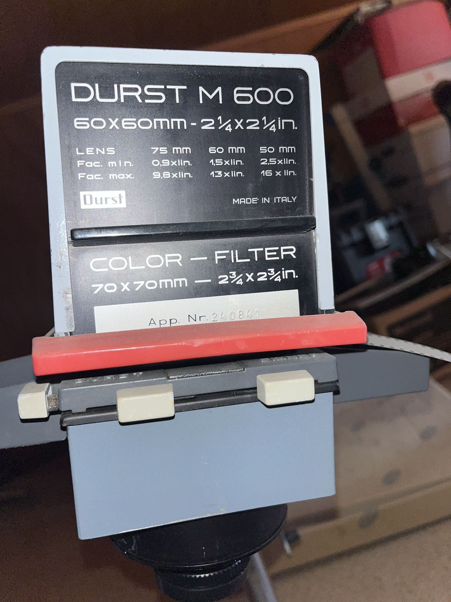 Durst M-600 photo Enlarger 