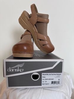 Dansko Margreta Mary Jane Clog Honey Size 37
