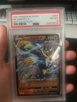 - Cash Only - PSA 8 Rapid Strike Urshifu V