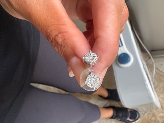 Diamond earrings $300