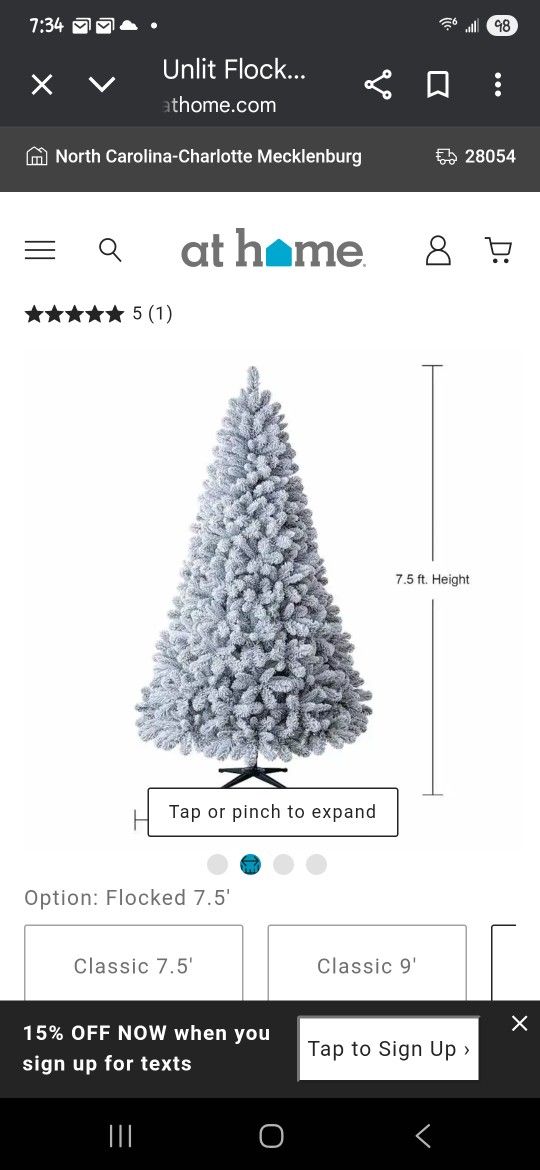 7.5 Foot Christmas Tree