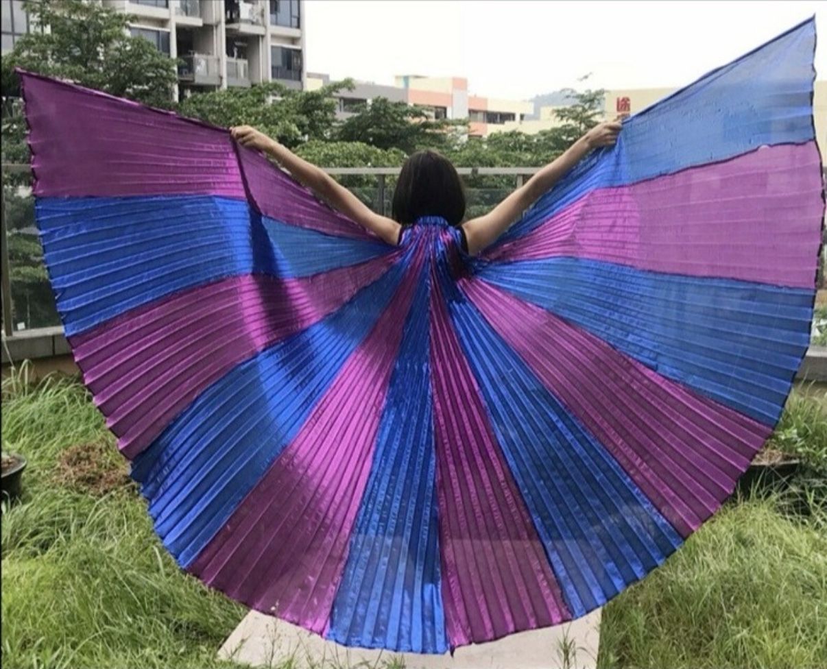 Purple Blue Isis Wings Dance Isis Wings