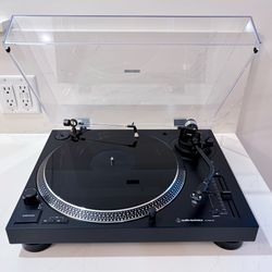 Audio-Technica AT-LP120XBT-USB-BK Turntable + Upgraded Shibata Stylus + More