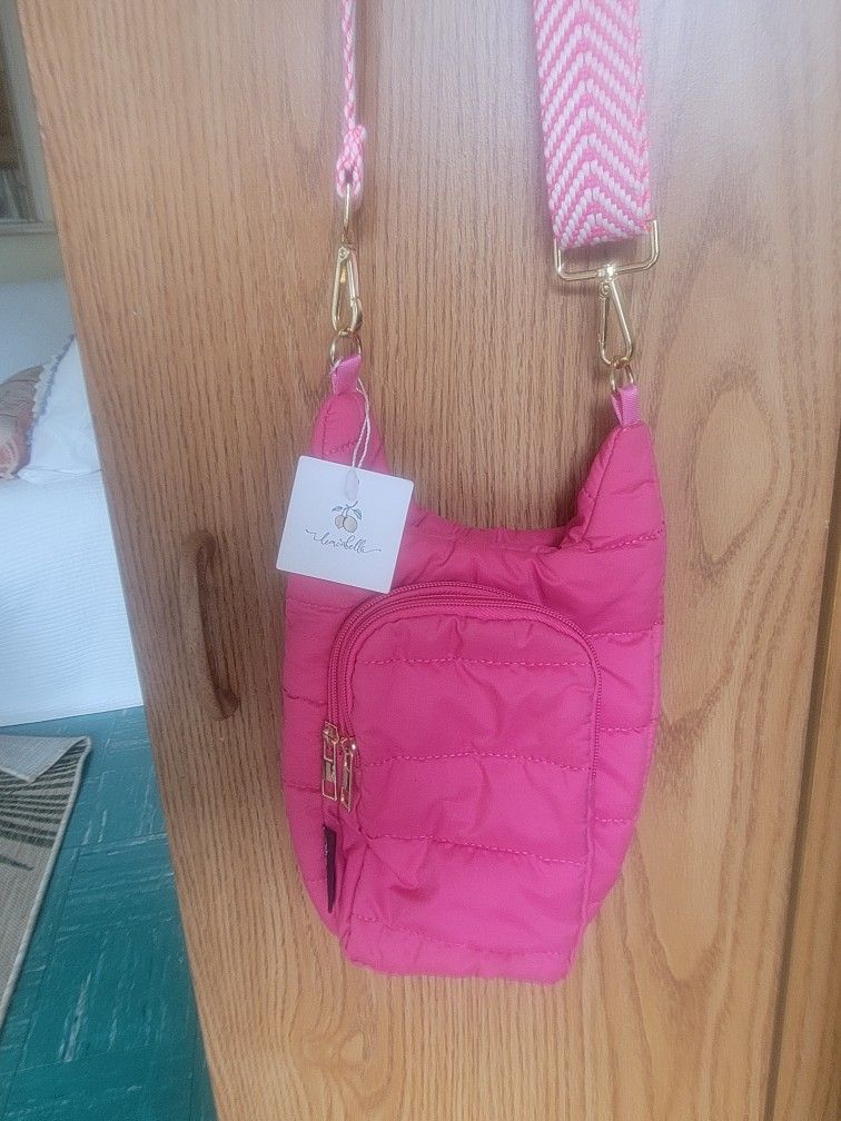 Pink Crossbody Purse New W Tags