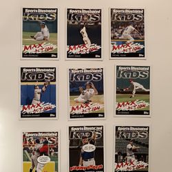 Sports Illustrated Kids- Assorted baseball cards - Max Action and Funny Photos collection