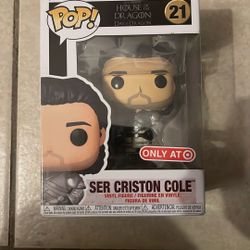 Funko Pop Of Ser Criston Cole From House Of Dragons Figure Number 21