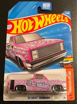 Hot Wheels (83 Chevy Silverado) Pink BlackWidow