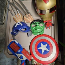 Captain America Hulk Iron Man And Wolverine 