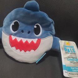 Comfort Pals Weighted Shark Plush Microwavable Heat Therapy Pad – Soothing Anxiety Relief Toy