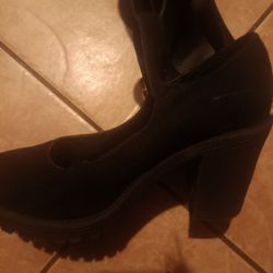 Black Maryjane Shoes Size 7 1/2