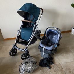 Uppababy Vista V2 Stroller With Car Seat Finn