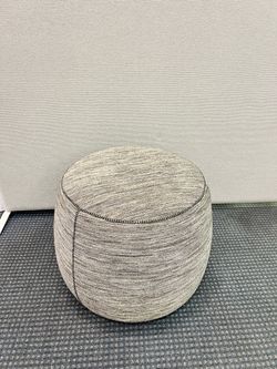 Round Fabric Ottoman Pouf by Bernhardt
