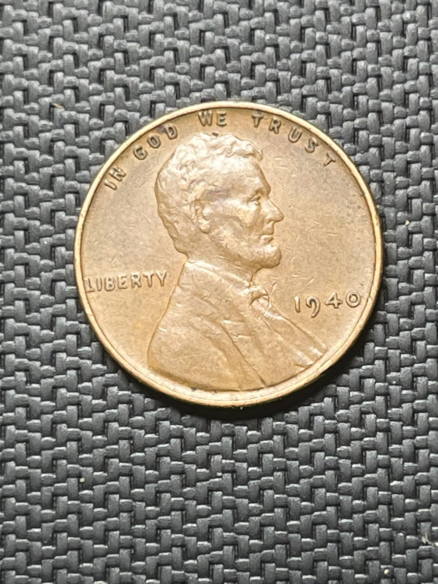 1940 Lincoln Wheat Cent Penny Coin