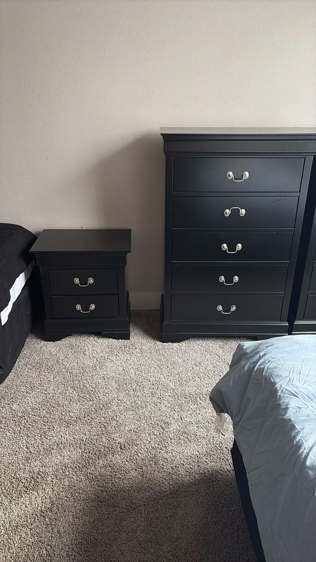 Black Twin Bedroom Set