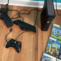 Xbox 360 , 10 Games , Controller , Kinect , 4gb 