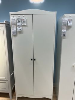 IKEA SMÅGÖRA Children’s Wardrobe – White – Excellent Condition