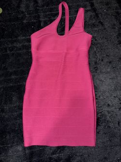 Pink Short Bandage Dress