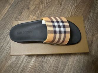 Burberry slides