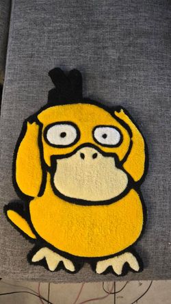 NEW PSYDUCK POKÉMON TUFTED RUG