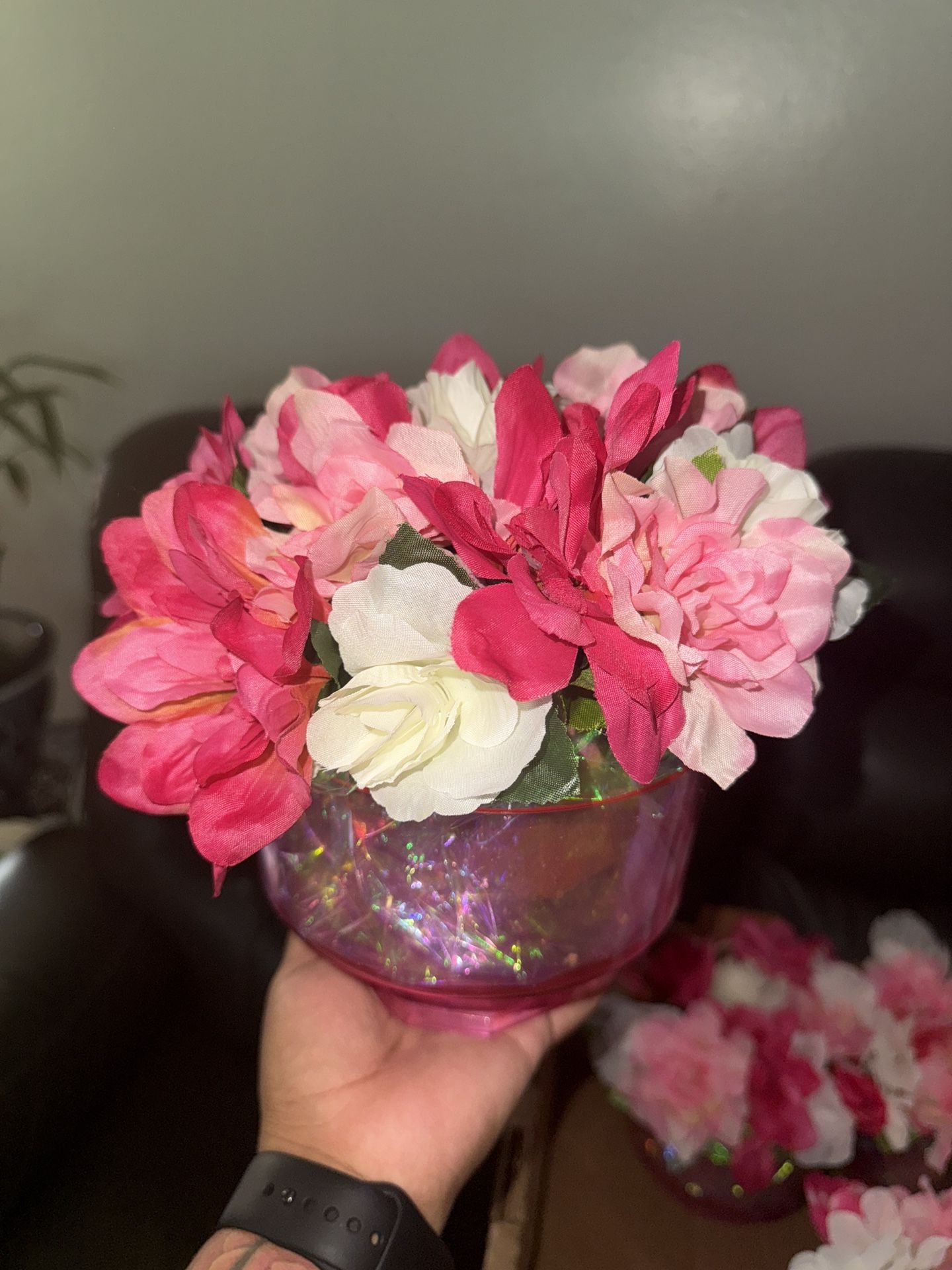 Pink / Barbie Centerpieces