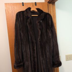 Legendary Scaasi Full Length Fur Coat 