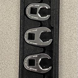 Snap-on 3/8 Crow’s Feet. 9mm through 18mm