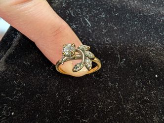 Real 14k Gold Diamond Ring
