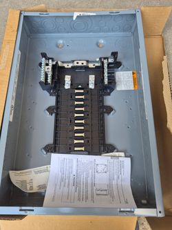 Load Center: 125A Amps, 120/240V AC, 20 Spaces