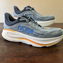 Hoka Bondi 9 Men's Shoes Color Drizzle/Downpour Size 14
