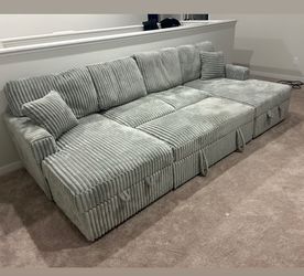 (ANY COLOR) Brand new super plush pullout sectional set